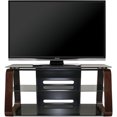 thumbnail image 3 of Bell'O Dynamic Curved Wood Audio/Video System Versatile Home TV Stand, Espresso, 3 of 5