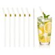 thumbnail image 1 of Uxcell 6 Pcs Popotes de Vidrio Reutilizables, Popote de Vidrio de 7.87" con Diseño de Conejos, Resistente a Roturas, Popotes Lindos para Whisky, Café, Jugo, Refrescos y Té, Amarillo, 1 of 6