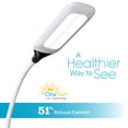 thumbnail image 3 of OttLite Enhance LED Sanitizing Desk Lamp with USB Charging – Eliminates up to 99.9% of Bacteria, Touch Activated, Flexible Neck, Modern Light for Reading, Crafting & Office Desktop, 3 of 6