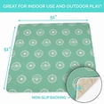 thumbnail image 2 of JumpOff Jo - Large Splat Mat, Waterproof and Washable, for Under Highchair, Tabletop, On Carpet - Protects from Spills, Messes, Crafts - 51 x 51 inches - Rainbow Sun, 2 of 9