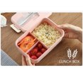 thumbnail image 4 of QualitChoice Microwave Eco-Friendly Children Kids School Office Portable Food Storage Container Lunchbox pink, 4 of 6