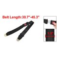 thumbnail image 2 of 2X Black Adjustable Two Point Auto Car Safety Belt Lap Seatbelt, 2 of 2