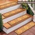 thumbnail image 6 of Non Slip Carpet Stair Treads for Wooden Steps Indoor, 15 Pack Stair Runners Covers Staircase Step Rugs Stair Mats for Kids Elders and Dog, 6 of 6