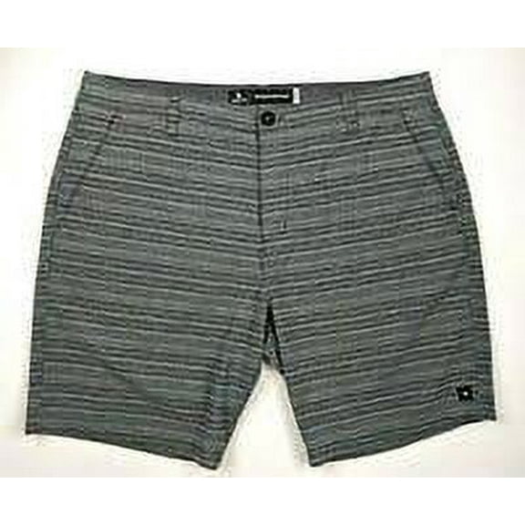 Rip Curl Men's Alchopaulic Stripe Swimsuit Trunks Dark Gray 30 Reg