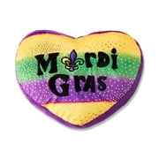 Mardi Gras Plush Heart, by Way To Celebrate