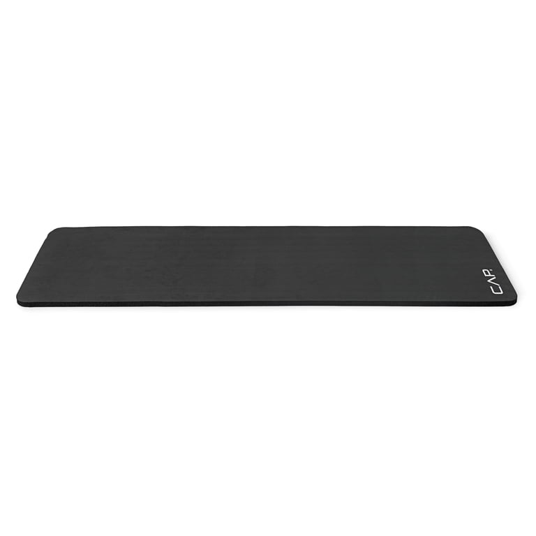 CAP High Density NBR Foam Exercise Yoga Mat, Black photo 6