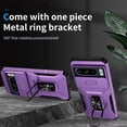 thumbnail image 5 of Decase for Google Pixel 8 Pro,Military Grade Google Pixel 8 Pro Phone Case with Screen Protector,Heavy Duty Slide Camera Protector Shockproof Cover Case + Ring Magnetic Car Mount,Purple, 5 of 9
