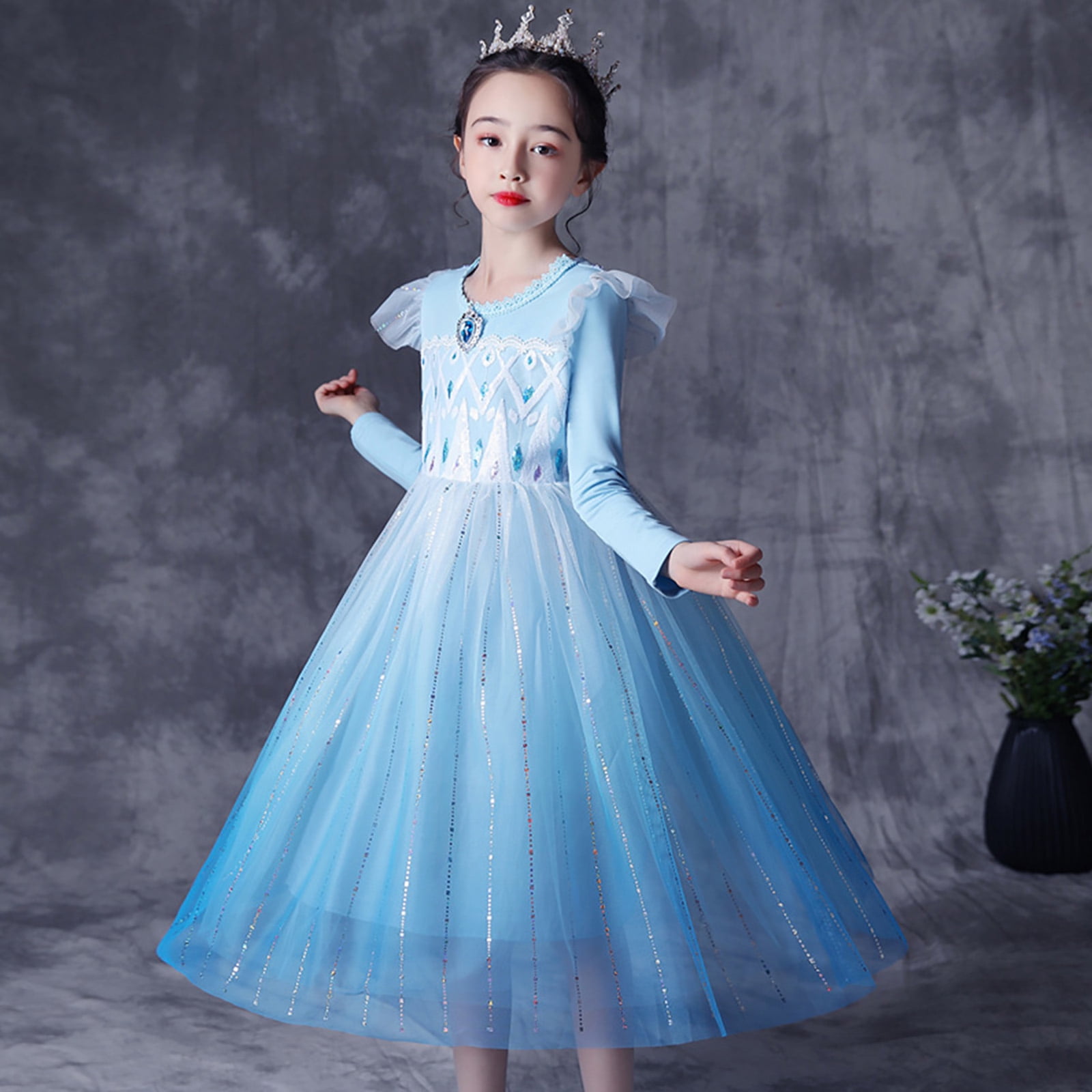 Little girl elsa costume deals