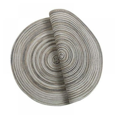 Wenasi Round Braided Placemat Anti Scald Elegant Beautiful Home Decoration
