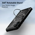 thumbnail image 3 of for Samsung Galaxy A06  Case with 360° Ring Kickstand, Dual Layer Military Grade Heavy Duty Shockproof Protection Rugged Phone Case Cover for Samsung Galaxy A06. SHJ-Green, 3 of 7