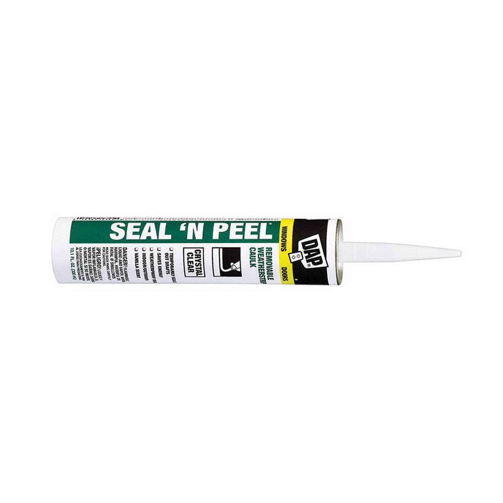 DAP Seal 'N Peel Removable Caulk Clear 10.1 oz photo 2