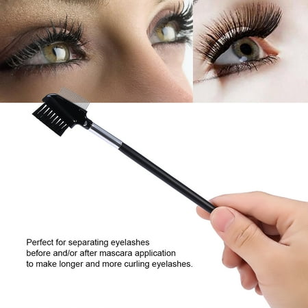 - HERCHR Stainless Steel Eyebrow Eyelash Comb Brush Eyelash Extension Cosmetic Makeup , Eyelash Extension Tools, Eyelash Comb
