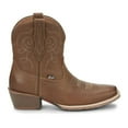 thumbnail image 3 of Justin Women's Chellie Western Booties Square Toe Tan 7 1/2 M  US, 3 of 7