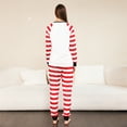 thumbnail image 4 of Matching Family Pajamas Sets/2PCS Pajama Christmas PJ's Holiday Nightwear with Long Pants/Button Jumpsuit Sleepwear, 4 of 9