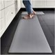 thumbnail image 1 of Alfombra de cocina antideslizante, alfombra de cocina delante del fregadero, alfombra de interior, alfombra de pasillo, PVC impermeable, antideslizante, resistente al aceite, gris, 45 x 75 cm, 1 of 5