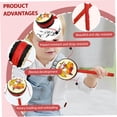 thumbnail image 3 of Set of 5 hand-held rattle drums, traditional Chinese rotating drums, monkey-shaped rattles, children's percussion instruments, patterns are random.,Multicolor, 3 of 8
