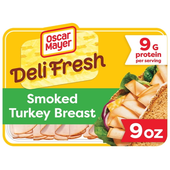 Oscar Mayer Deli Fresh Smoked Turkey Breast, 9 oz Pack