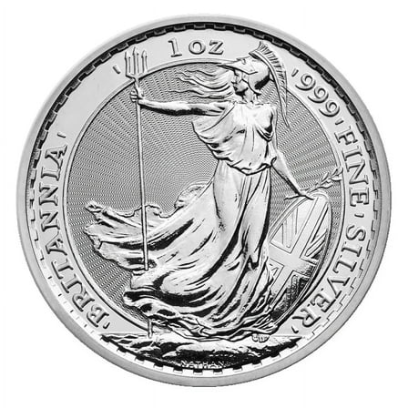 1 oz Britannia Silver Coin - Random Year