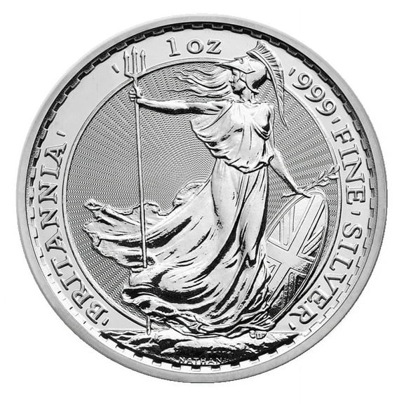 1 oz Britannia Silver Coin - Random Year
