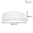 thumbnail image 5 of Parcelona French Glossy Large Cellulose Updo 23 Teeth Hair Side Combs(2 Pcs), 5 of 29
