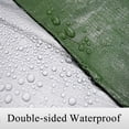 thumbnail image 4 of BN-LINK 9×9 Feet Tarp Cover, Waterproof & Weather Proof Multipurpose Protective Cover with Aluminum Grommets Every 6.5 ft, Heavy Duty Poly Tarp for Camping, Tent, Car, Green, 4 of 7
