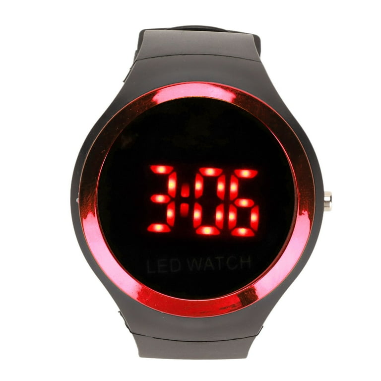 Red led digital online watch