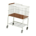 thumbnail image 1 of Carrito de lavandería con cesta de almacenamiento desmontable para baño, versátil, giratorio 360 degree Ruedas transparentes, 1 of 9