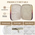 thumbnail image 6 of TSOVTHRID Bible Cover Church Bag for Christian, Bible Case with Zipper Closure, Quilted Protective Carrying Book Case for Girls Bibles Study Supplies, Statue of Liberty American Flag Print, 6 of 7