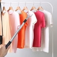 thumbnail image 4 of Miangastore Closet Ceiling Reach Pole Adjustable Reach Rod Telescopic Clothes Reaching Rod With Alloy Fork, 4 of 8