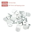 thumbnail image 3 of Uxcell Canvas Clips, Picture Framing Mirror Clips Z Shape Canvas Painting Mounting Clips with Mounting Hole with Screws 1/8" Offset 10, 3 of 5