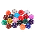 thumbnail image 2 of Juego De Dados Poliédricos De 20 Piezas Para Juego De Mesa, Práctica De Matemáticas Para Ni?os, 12 Caras Sunnimix Juego de fiesta de dados para niños, 2 of 8