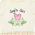 thumbnail image 4 of Inktastic Gigi's Girl Heart Flowers Girls Toddler Dress, 4 of 5