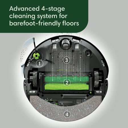 iRobot Roomba Combo 10 Max Robot Vacuum and Mop + AutoWash Dock (X085020) - Black