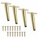 thumbnail image 1 of Patas de Sofá de Metal Eigraketly Carga Pesada 4 Uds Color Oro, 1 of 6