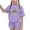 Purple, variant on Girls Clothes 10-12 Outfits Under $21 Girls Summer Sets Girls Outfit Sets Children's St. Patrick's Day Printed Short Sleeve Round-Neck Blouses Two-Piece Set for Kids(4-16 Years)