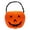 11.81", variant on Halloween Food Storage Decorations -1 Pcs Halloween Portable Box Children Trick Or Candy Pail Holder (Orange),Halloween Decoratio
