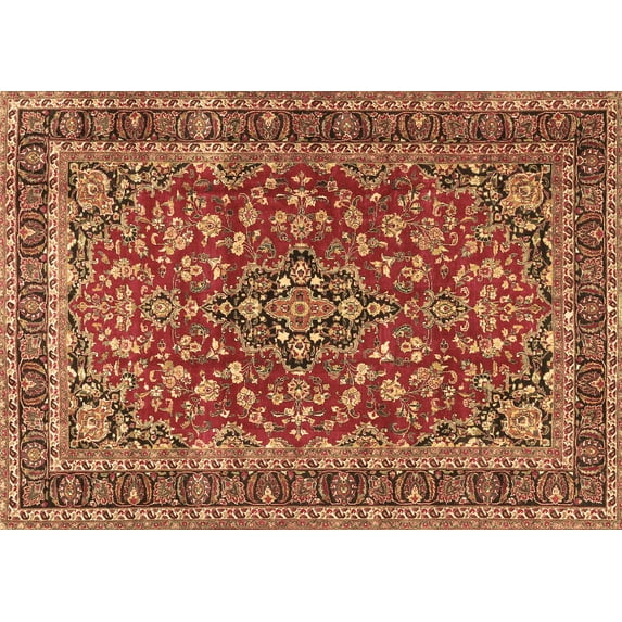 Ahgly Company Indoor Rectangle Persian Brown Traditional Area Rugs, 2' x 5'