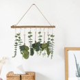 thumbnail image 2 of Decoración colgante de pared de eucalipto artificial, hojas de eucalipto falsas, vegetación rústica, colgante de pared de granja para boda B, 2 of 5