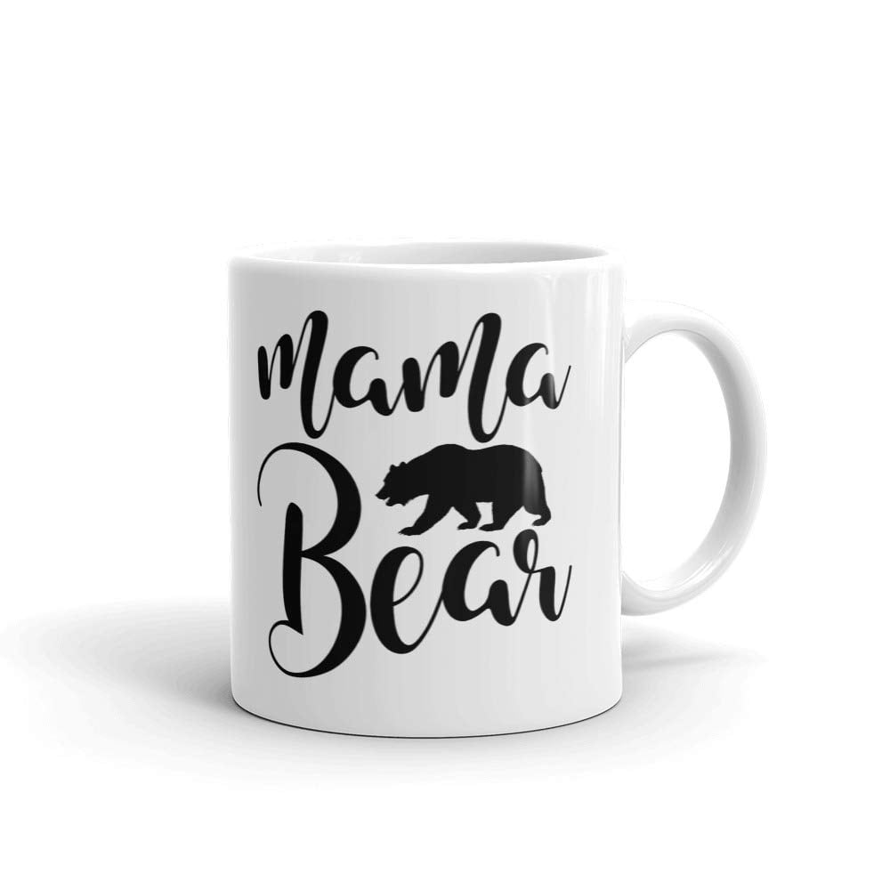 Mama Bear Coffee Mug with Boho Floral Arrow Mother’s Day Gift for Mom Baby Shower Gift for Mommy