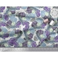 thumbnail image 2 of Soimoi Poly Georgette Fabric Artistic Flower Printed Fabric 1 Yard 52 Inch Wide, 2 of 3
