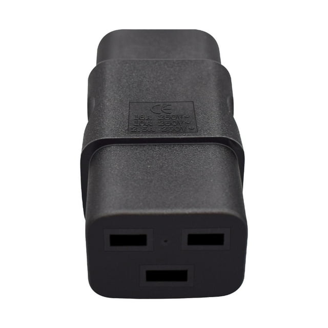 Enchufe de conversión de adaptador de corriente IEC320 C14 a C19, conector multiusos, convertidor para enrutadores de servidores Pdu Ups
