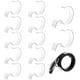 thumbnail image 1 of Exhibidor de cinturones acrílico transparente de 15 piezas, organizador de cinturones individuales, estante para armario, 1 of 5