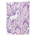 thumbnail image 3 of Ambesonne Unicorn Tablecloth Rectangular Table Cover, Magic Forest, 60"x90", Purple, 3 of 4