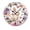 FFclock097, variant on ZXCXRQFa Daisy Wildflowers Flower Wall-Clock for Girls Bedroom Analog Battery Operated 10 Inch - Round Wood Wall Clock Silent Non-Ticking Bathroom Bedroom Decor