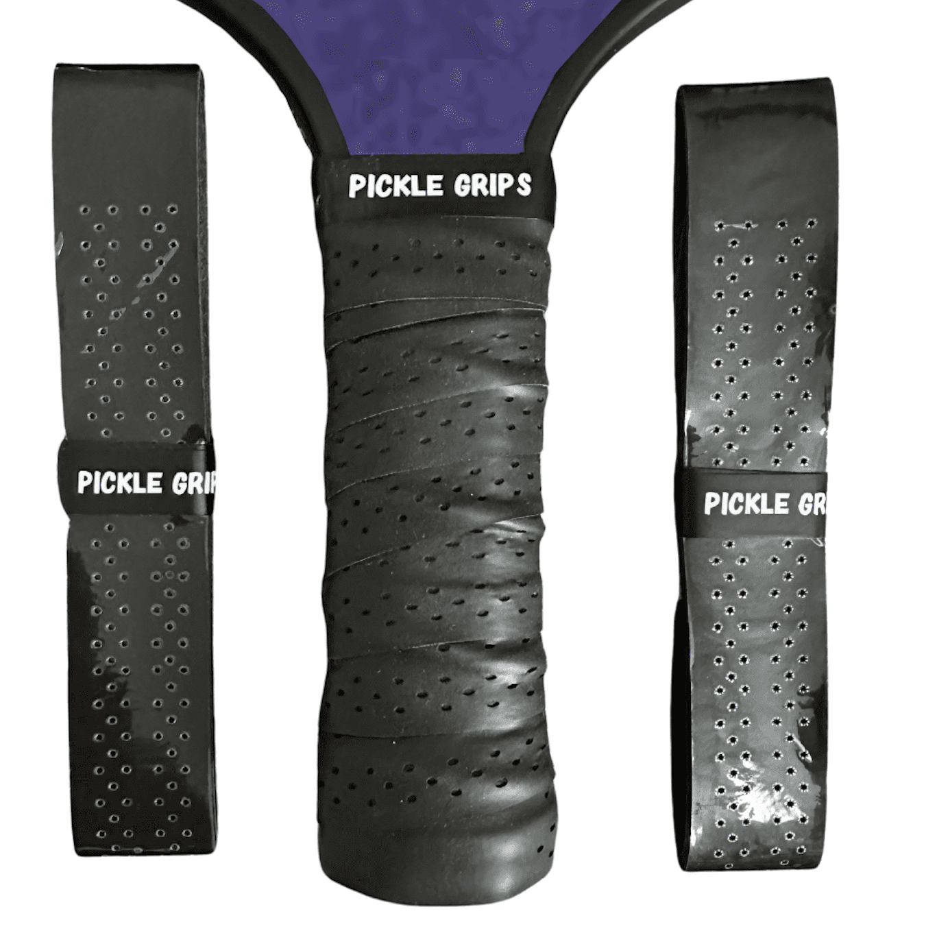 Pickle Grips Pickleball Paddle Grip Tape Black Replacement Grip Wrap