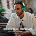 thumbnail image 6 of delpattern Bluetooth Headphones Noise Cancelling Wireless Over Ear Headphones with Microphone, 30H Playingtime, Green, 6 of 9