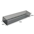 thumbnail image 3 of tredstone Rectangular Flower Vase Ornament for Dining Table Indoor Plants Celebration grey, 3 of 9
