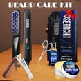 thumbnail image 2 of Vsearch Beard Straightener for Men - Adjustable Temperature, Anti-scalding, Accessories and Travel Case - The Perfect Grooming Kit for Medium to Long Beards - Ideal Father's Day Gift, 2 of 8