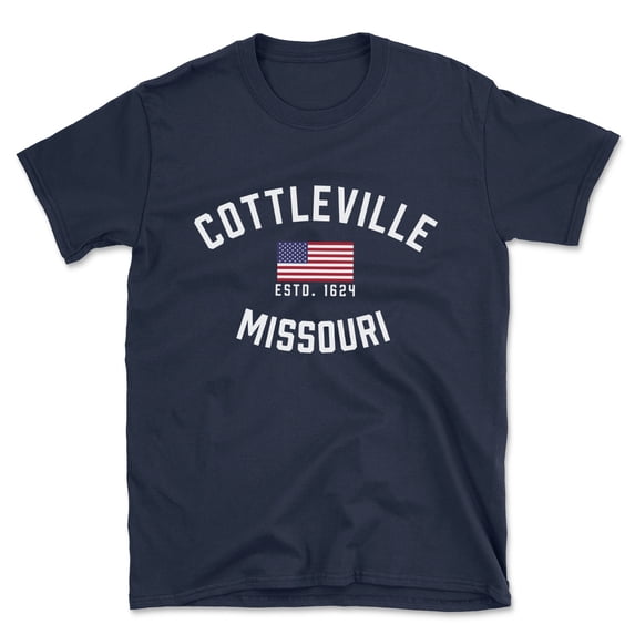 Cottleville Missouri Patriot Men's Cotton T-Shirt