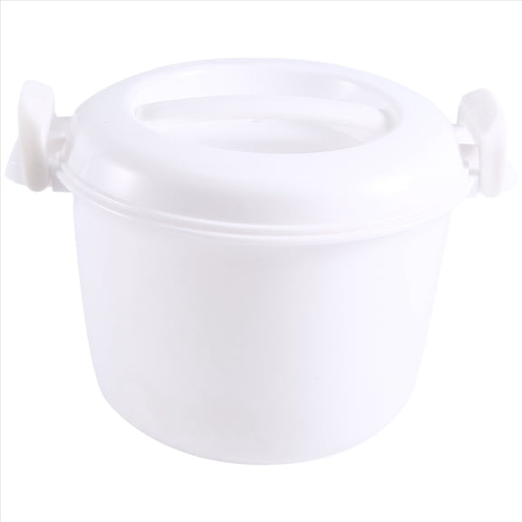 Microwave Rice Cooker Multifunction Small Lunch Container Cookware for Oven 17.5x21x14cm
